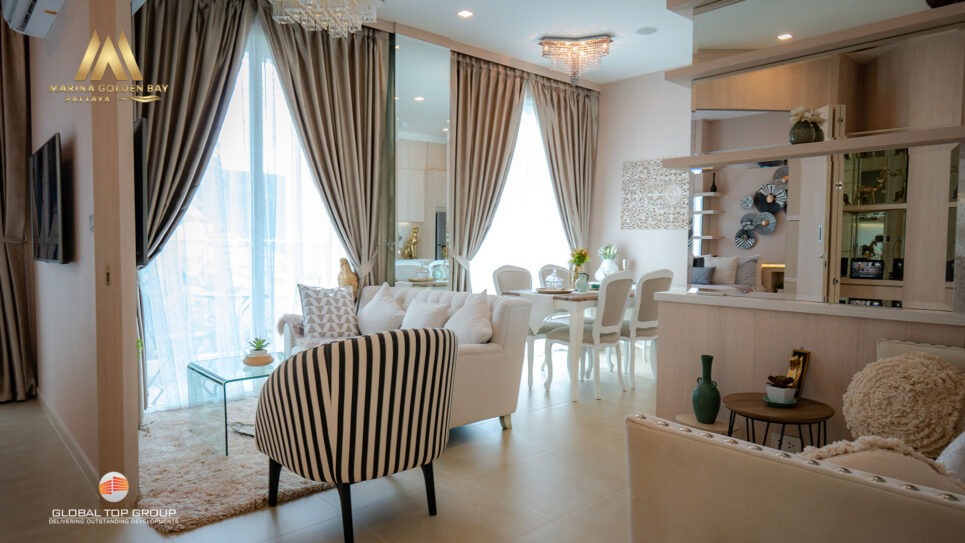 两卧室公寓出售 位于市中心的芭堤雅新物业 立即投资