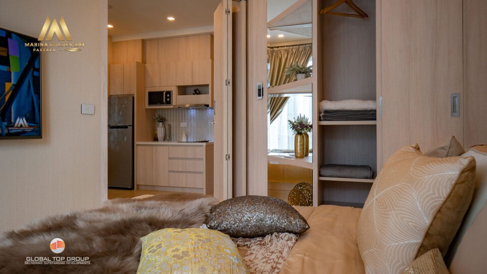 滨海金湾威尼斯新芭堤雅公寓由全球顶级组 1 卧室