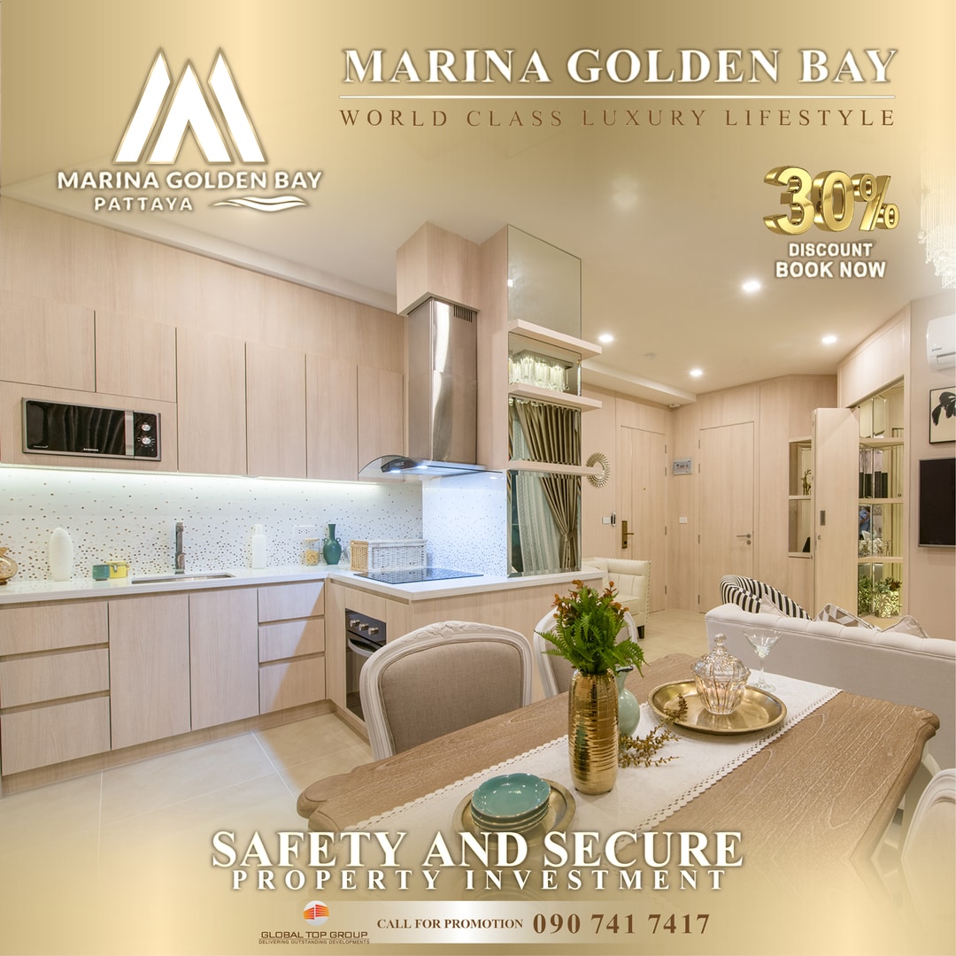 Condominium Pattaya Property to Buy Marina Golden Bay Pattaya New Promotion June 02-06-2022