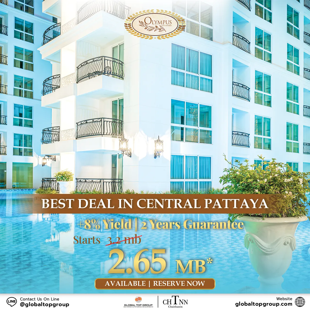 Special Promotion: 8% Rental Yield Guarantee for 2 Years | Starting from 2.65 MB