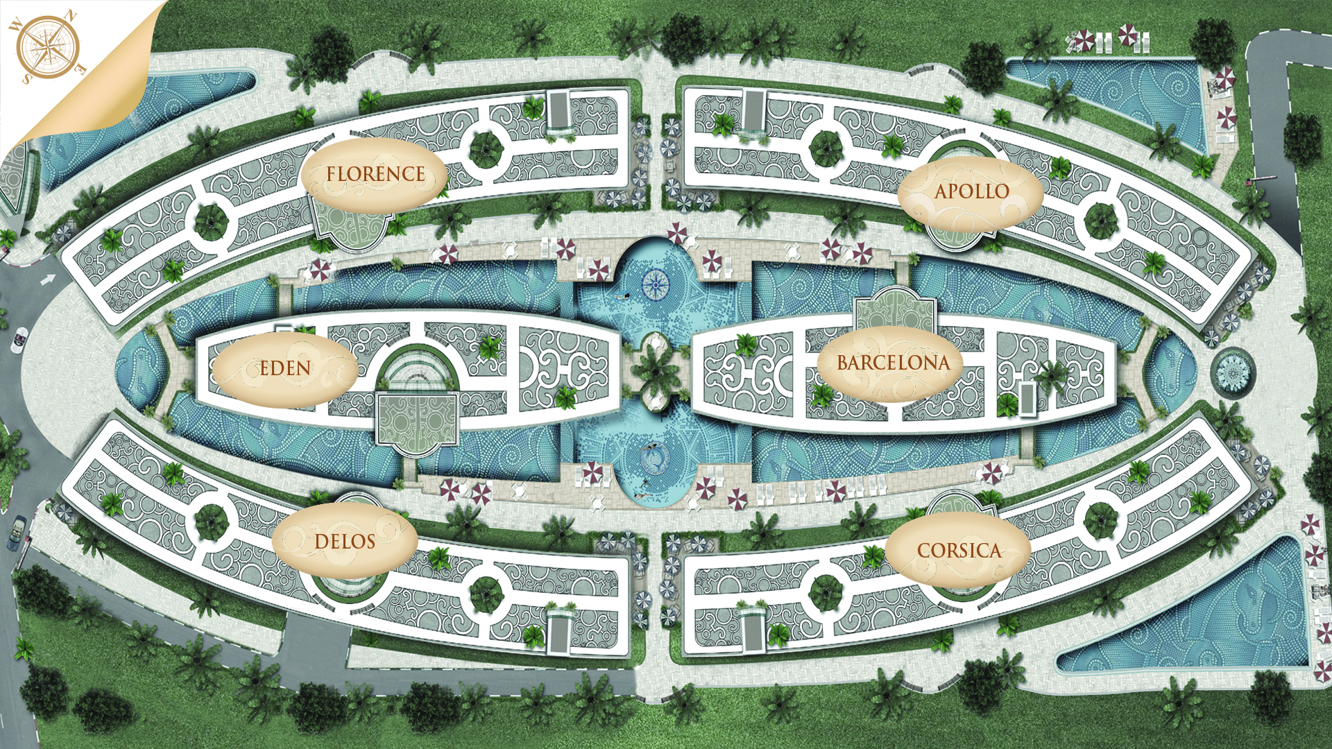 Condo Pattaya Master Plan Olympus City Garden