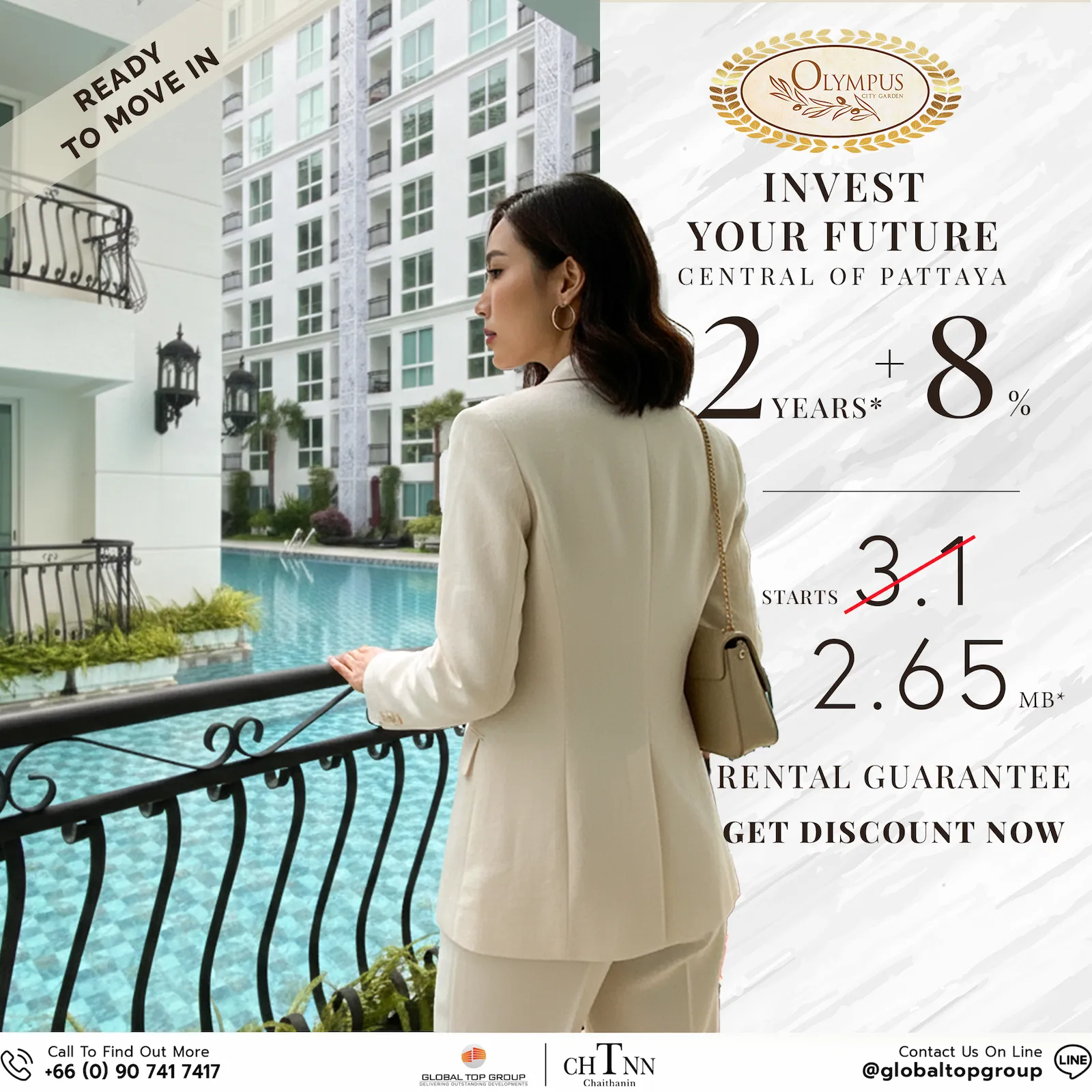 Special Promotion: 8% Rental Yield Guarantee for 2 Years | Starting from 2.65 MB