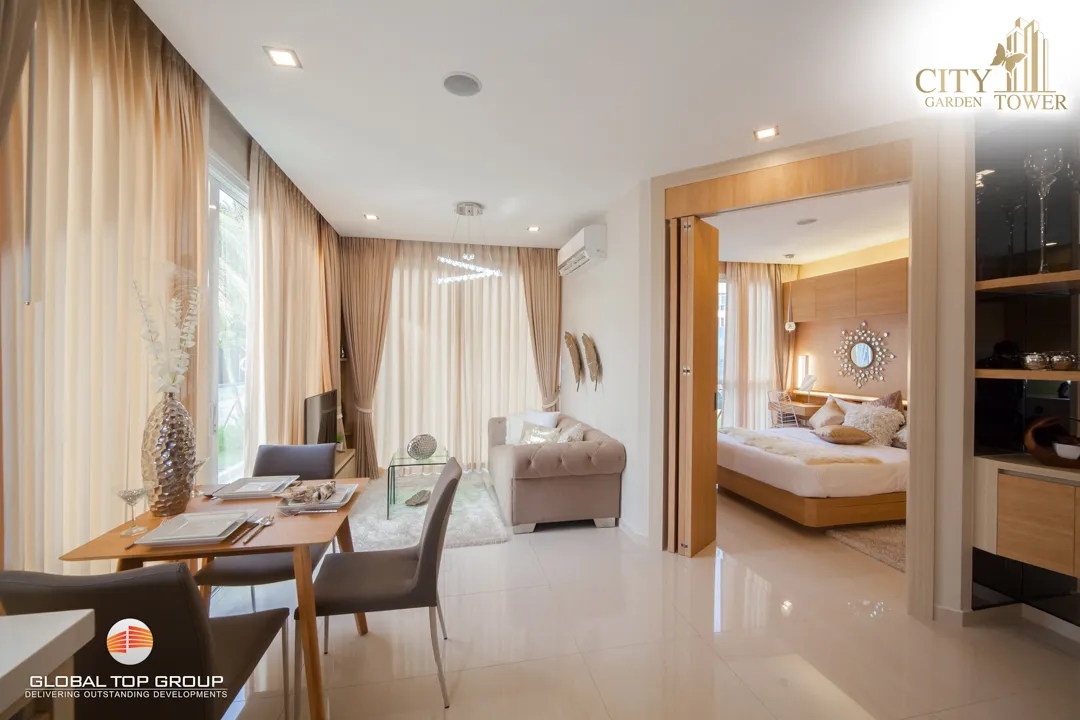 รูป 1 ห้องนอน ซิตี้ การ์เด้น ทาวเวอร์