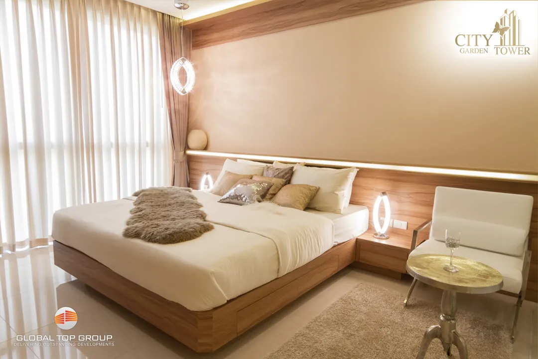 รูป 2 ห้องนอน ซิตี้ การ์เด้น ทาวเวอร์