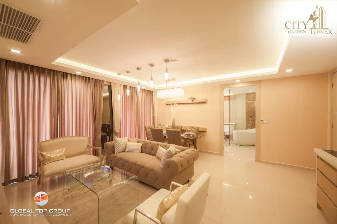 รูป 2 ห้องนอน ซิตี้ การ์เด้น ทาวเวอร์