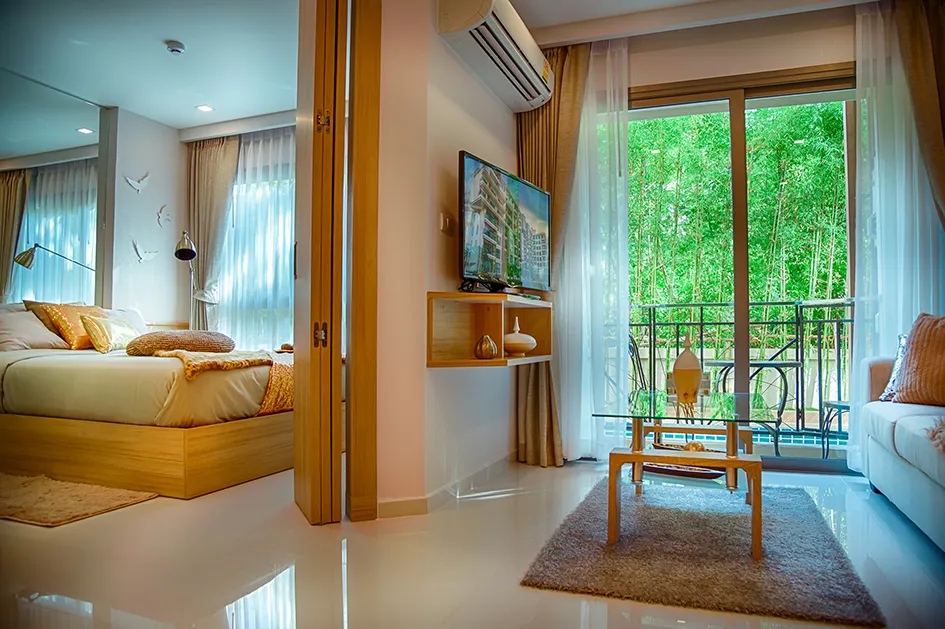 รูป 1 ห้องนอน ซิตี้ การ์เด้น ทรอปิคานา